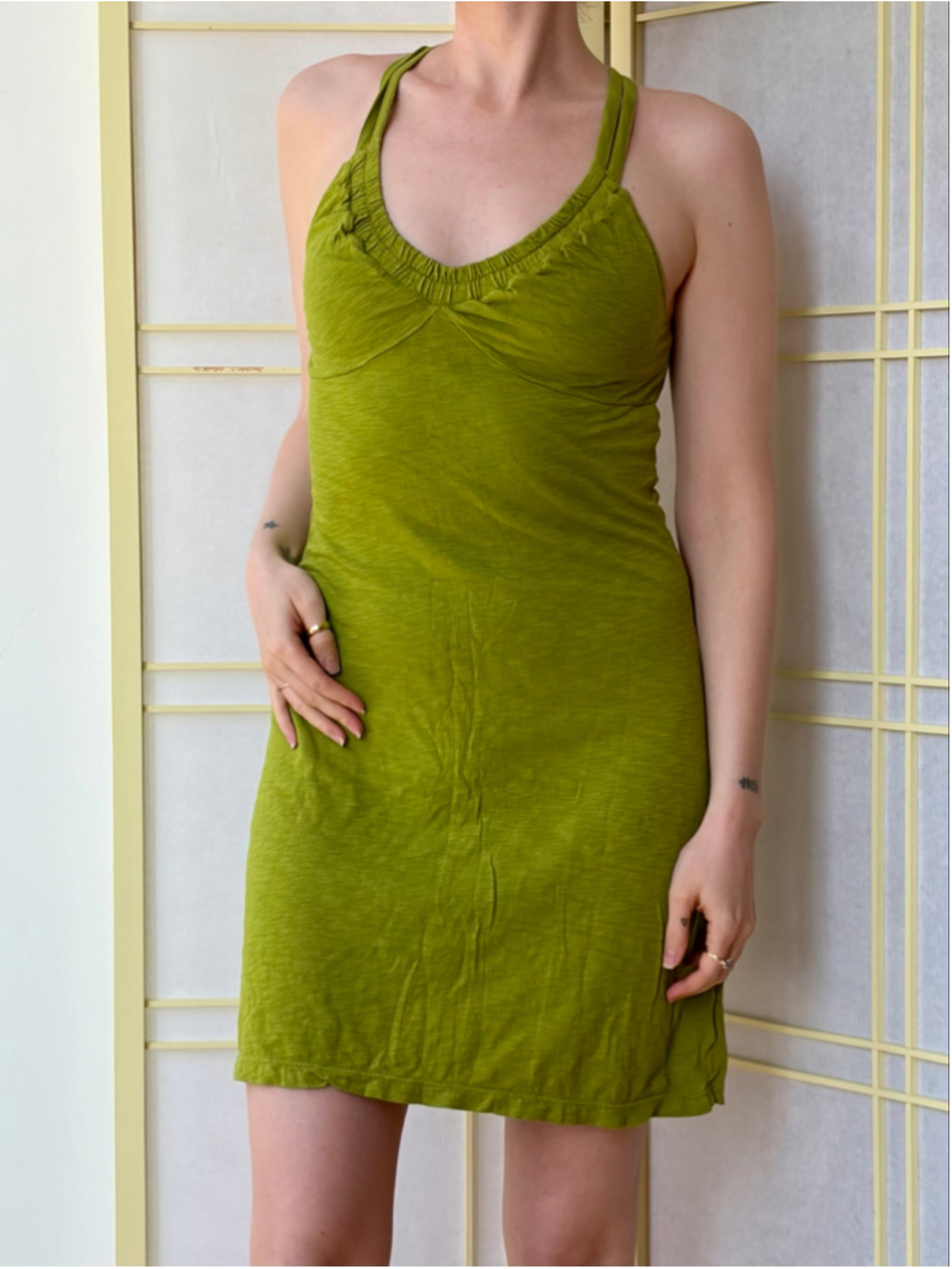 Athleta Halter Neck Casual Summer Dress
